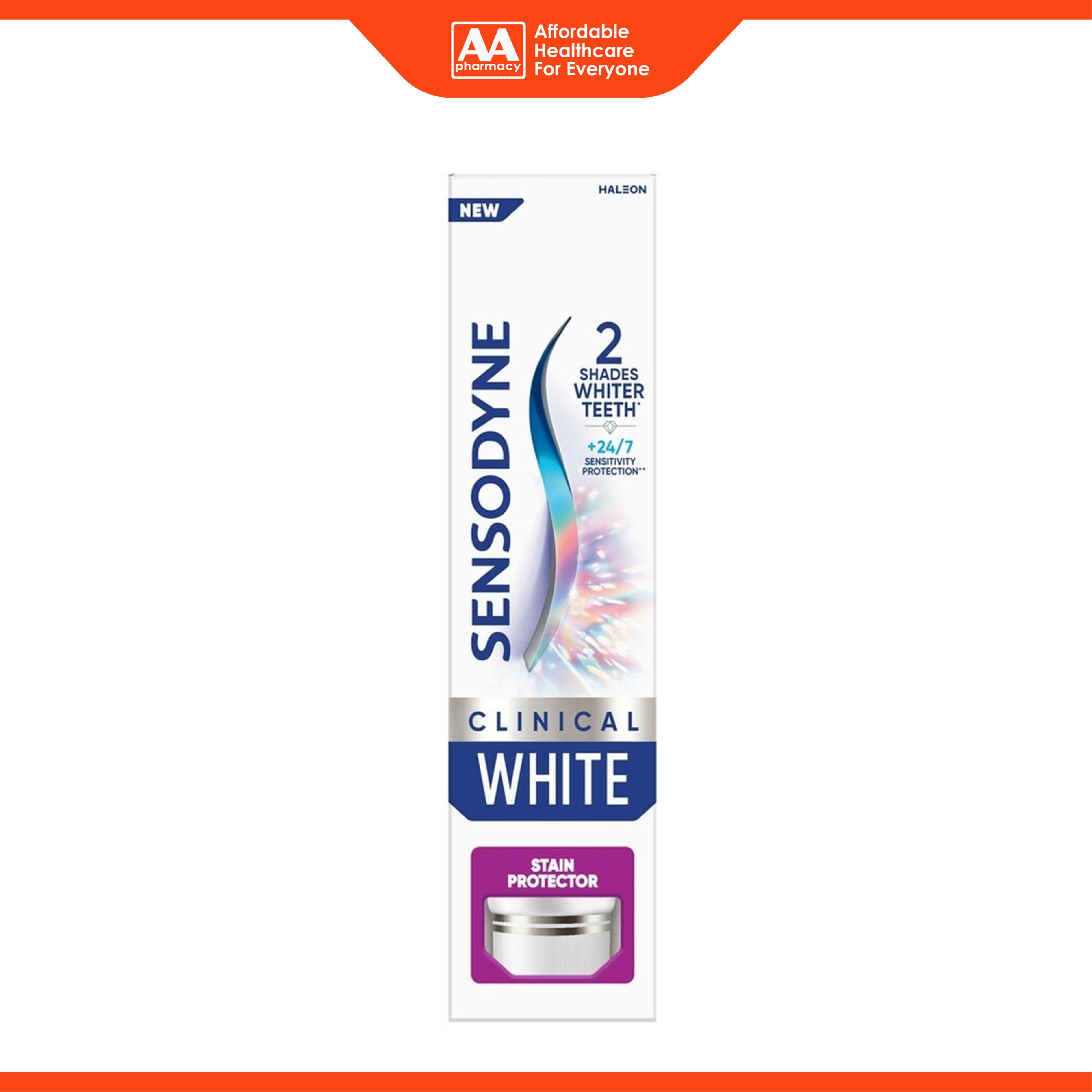 Sensodyne Toothpaste (Clinical White, Stain Protector) 100g