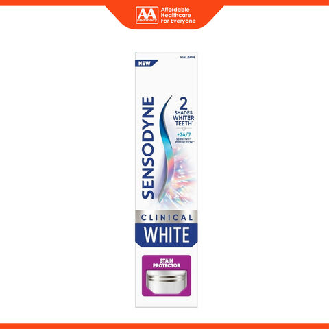 Sensodyne Toothpaste (Clinical White, Stain Protector) 100g