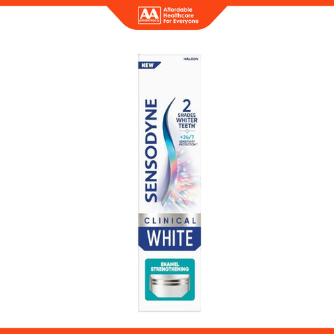Sensodyne Toothpaste (Clinical White, Enamel Strengthening) 100g