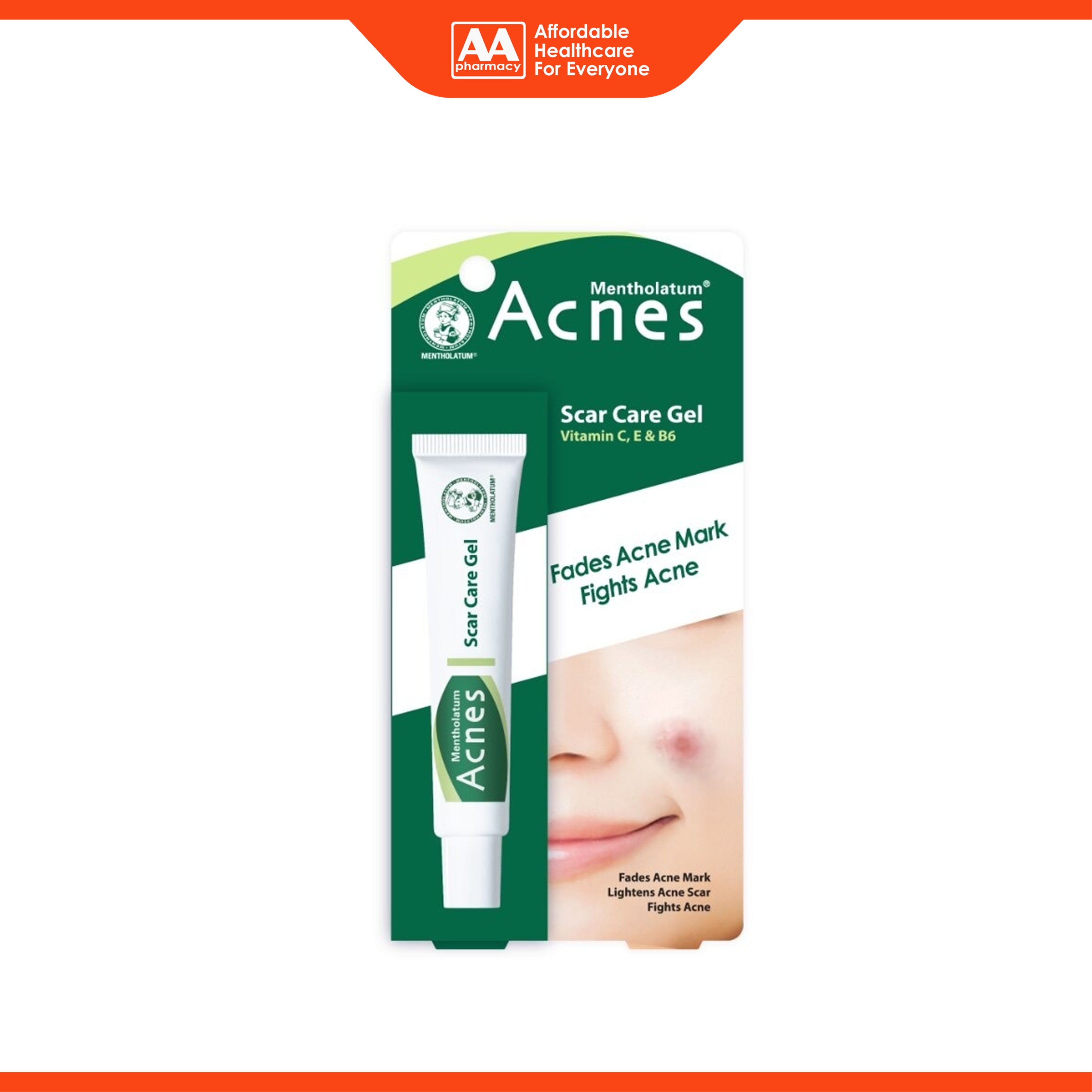 Mentholatum Acnes Scar Care Gel (Vitamin C, E and B6) 18g