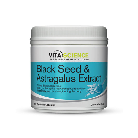VitaScience Black Seed and Astragalus Extract Vegecapsule 120's