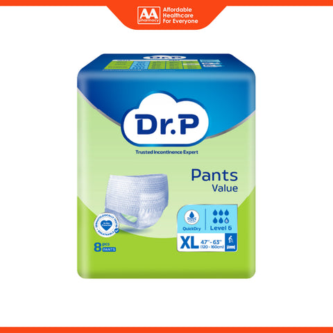 Dr. P Value Adult Pants Size XL 8's (120-160cm / 47-63 inches)