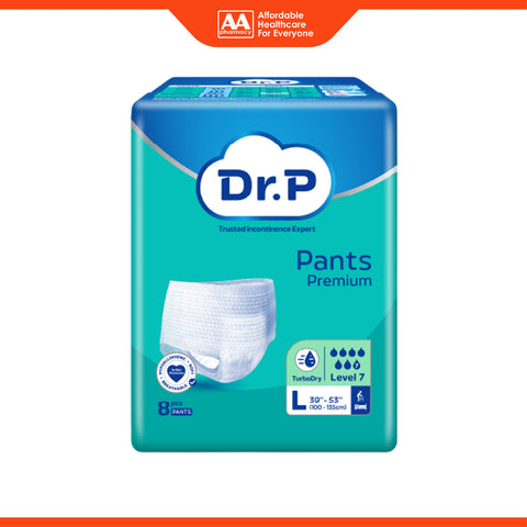 Dr. P Premium Adult Pants Size L 8's (100-135cm / 39-53 inches)