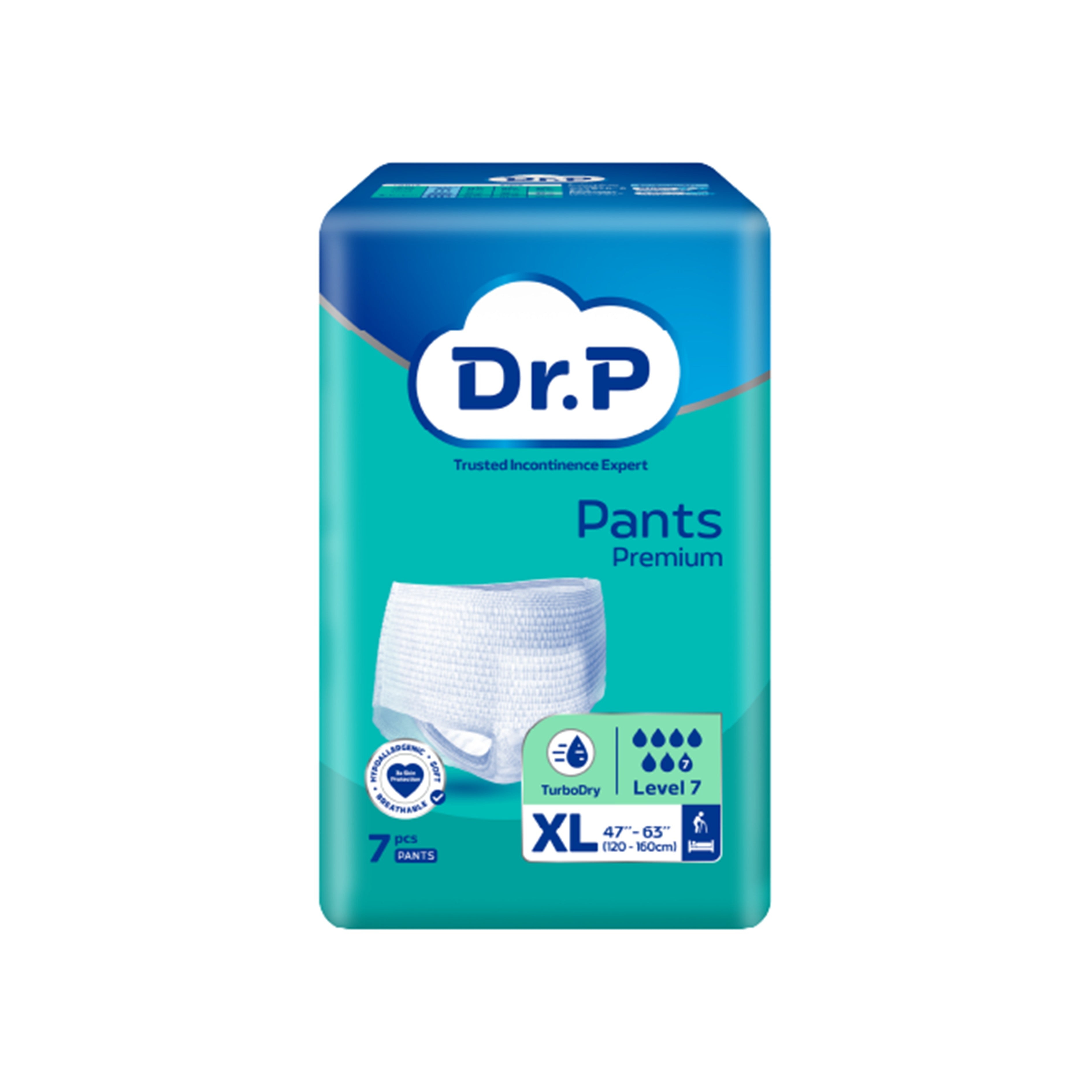 Dr. P Premium Adult Pants Size XL 7's (120-160cm / 47-63 inches)