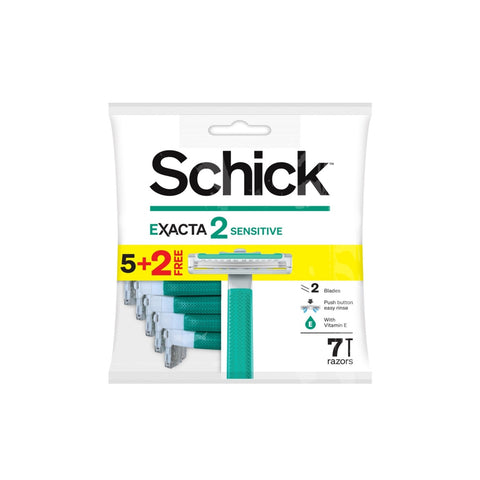 Schick Exacta 2 Sensitive Razor 5+2's