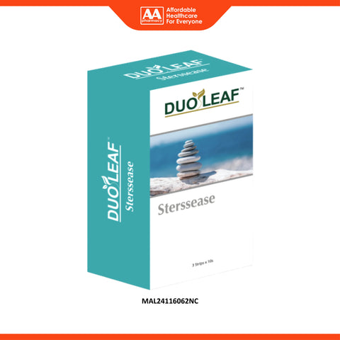 Duoleaf Sterssease Vegecapsule 3x10's