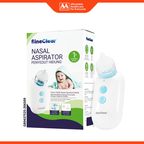 SineClear Nasal Aspirator (For Babies 1+ Months) [6 Months Warranty]
