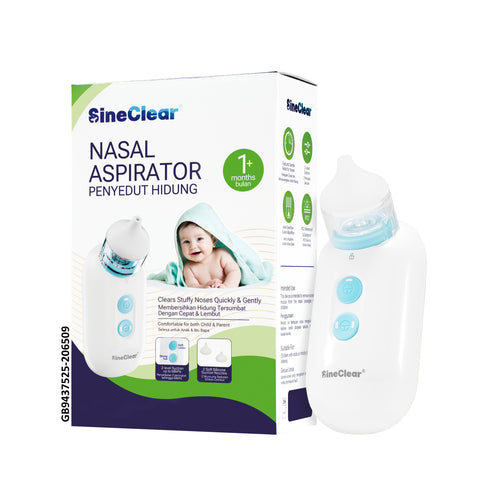SineClear Nasal Aspirator (For Babies 1+ Months) [6 Months Warranty]