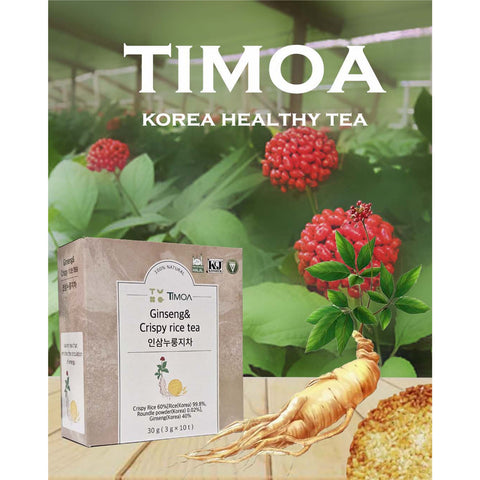 Timoa Ginseng and Crispy Rice Tea 3gx10's