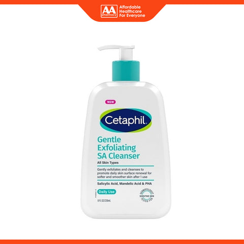 Cetaphil Gentle Exfoliating Salicylic Acid Cleanser For Face and Body 236mL