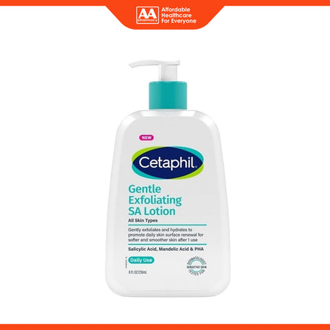 Cetaphil Gentle Exfoliating Salicylic Acid Lotion for Face and Body 236mL