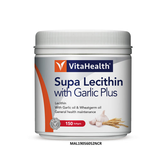 VitaHealth Supa Lecithin with Garlic Plus Softgel 150's