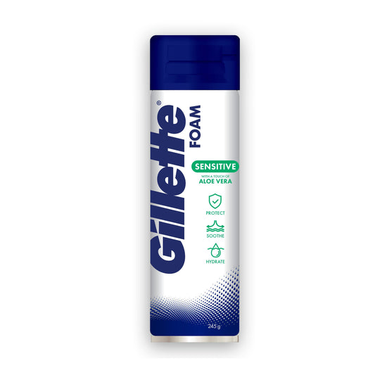 Gillette Sensitive with a Touch of Aloe Vera Shave Foam 245g