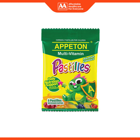 Appeton Mulltivitamin Pastilles 20x5's (Mix Fruit Flavours)