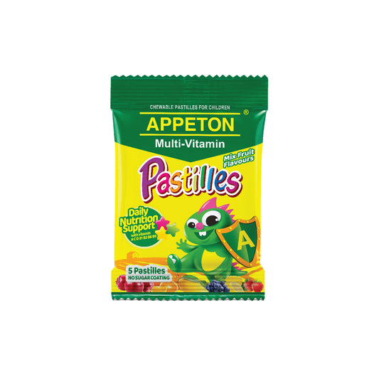 Appeton Mulltivitamin Pastilles 20x5's (Mix Fruit Flavours)