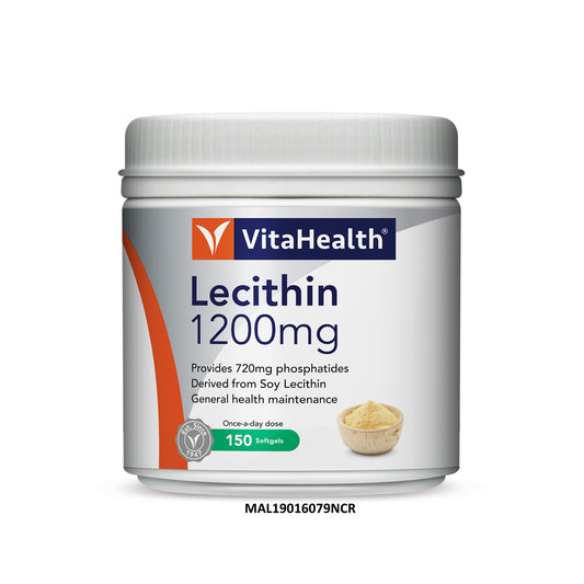 VitaHealth Lecithin 1200mg Softgel 150's