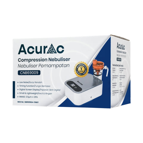 Acurac Compression Nebulizer (Model: CNB69009) [1 Year Warranty]