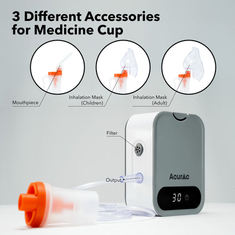 Acurac Compression Nebulizer (Model: CNB69009) [1 Year Warranty]