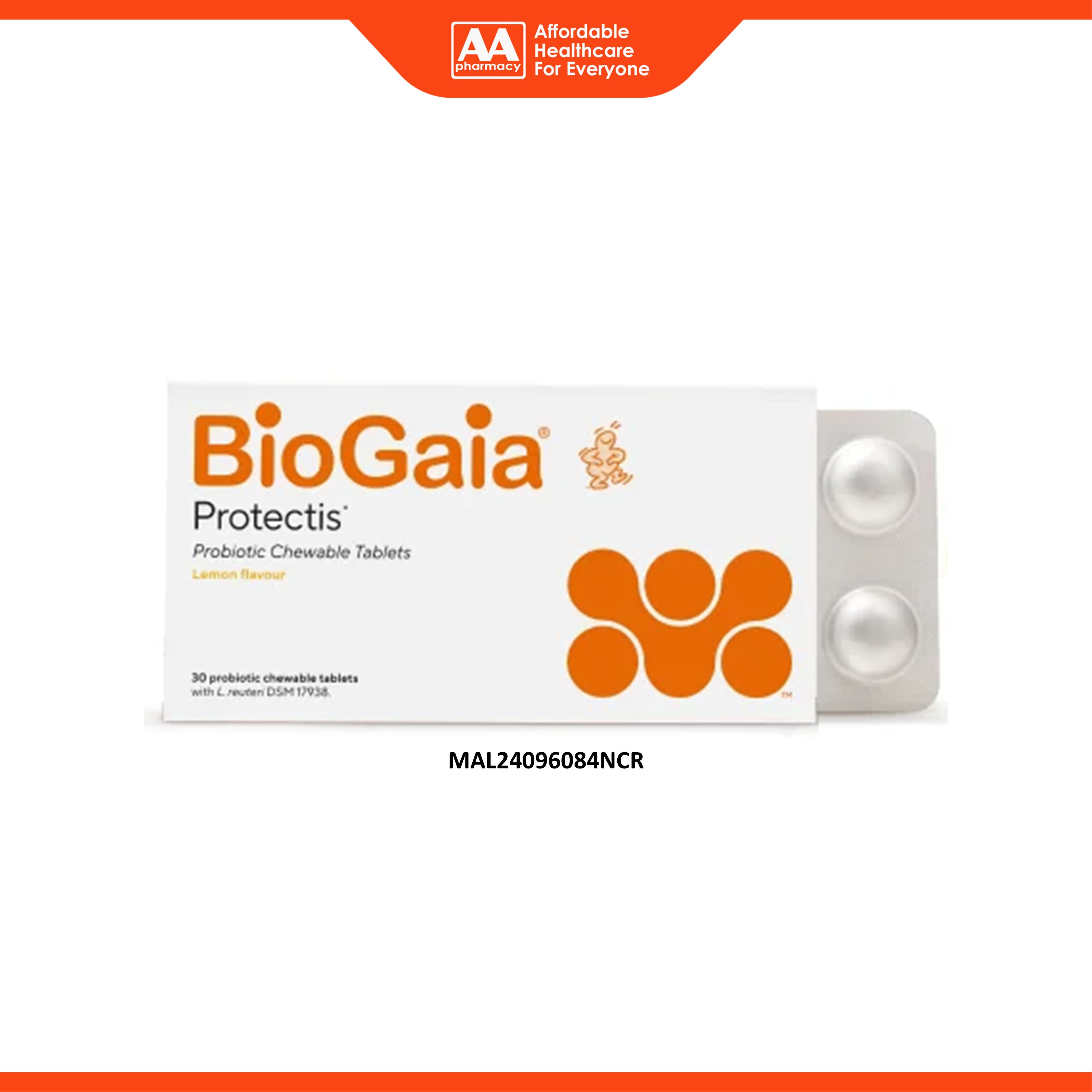 BioGaia Protectis Probiotic Chewable Tablet (Lemon Flavour) 2x30's [Twinpack]