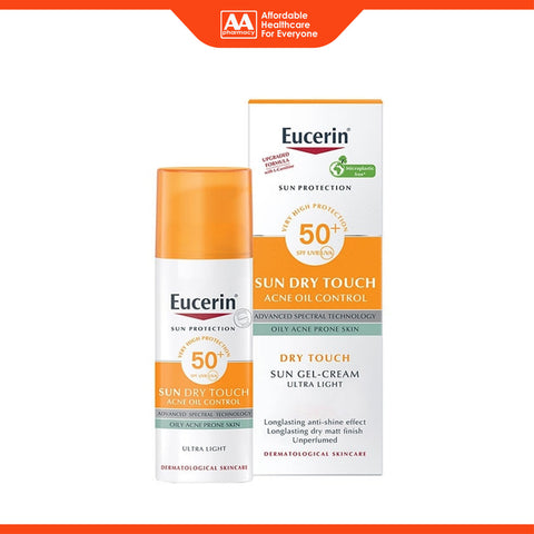 Eucerin Sun Dry Touch Acne Oil Control Gel-Cream (Ultra Light) SPF50+ 50mL