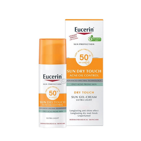 Eucerin Sun Dry Touch Acne Oil Control Gel-Cream (Ultra Light) SPF50+ 50mL
