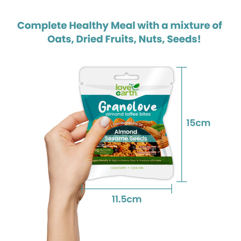 Love Earth Granolove Almond Toffee Bites 35g
