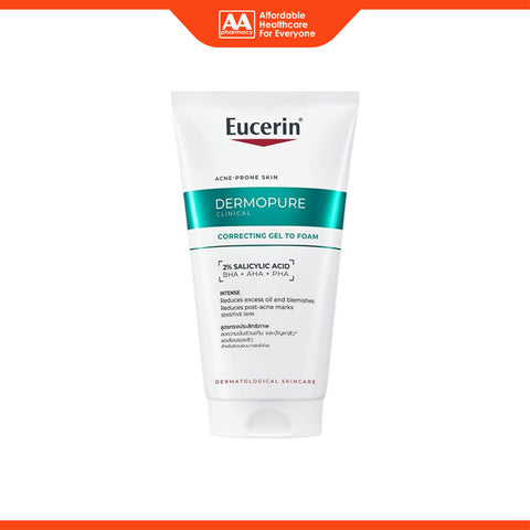 Eucerin Dermopure Clinical Correcting Gel to Foam 150mL