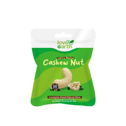Love Earth Lightly Roasted Cashew Nut 40g [Snack Pack]