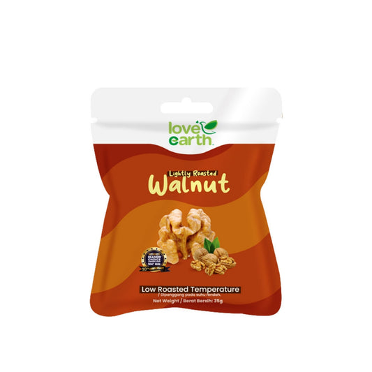 Love Earth Lightly Roasted Walnut 35g [Snack Pack]