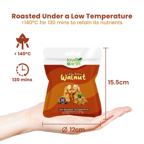 Love Earth Lightly Roasted Walnut 35g [Snack Pack]
