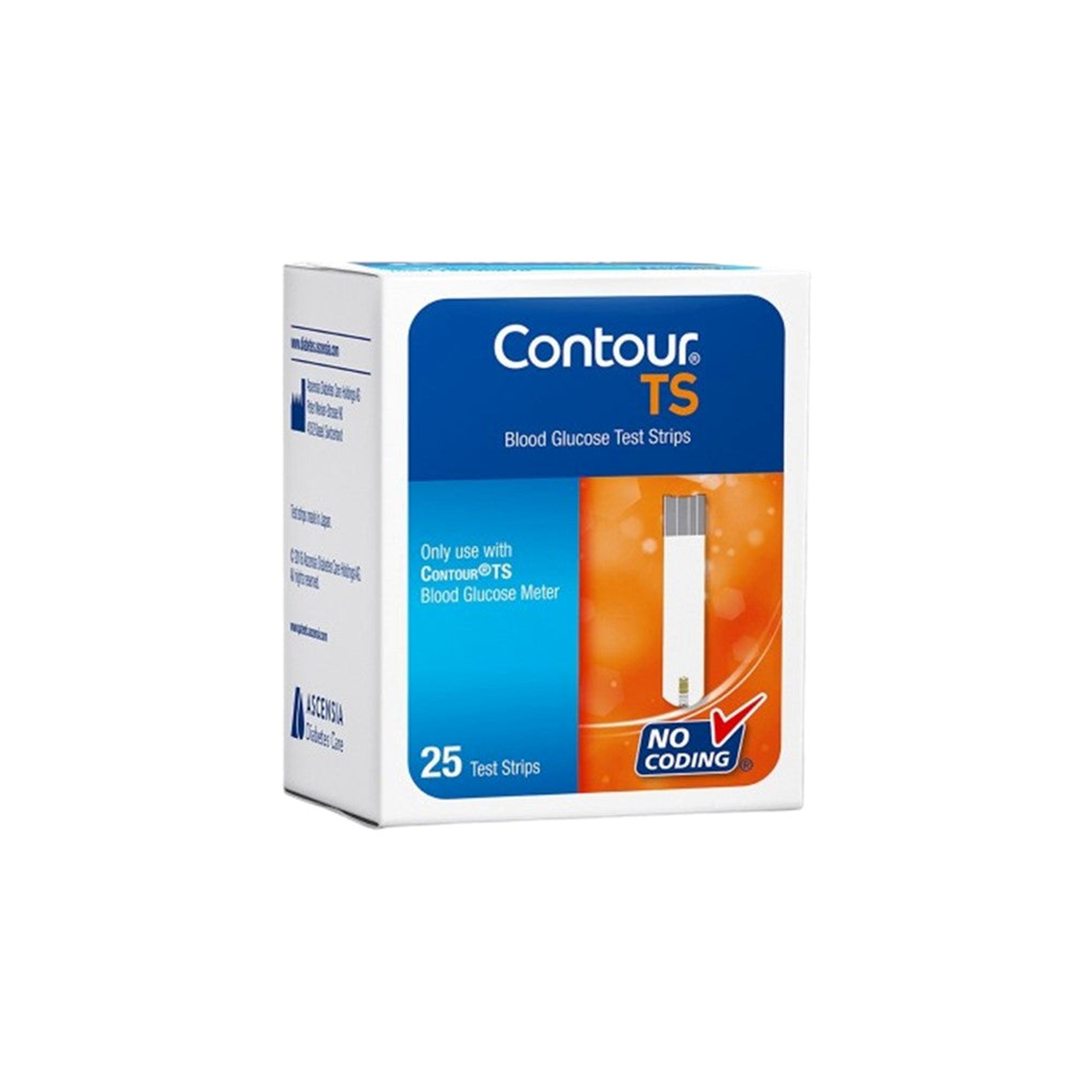 Contour TS Blood Glucose Test Strip 25's