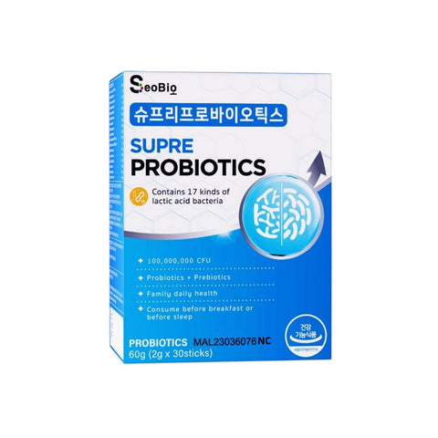 Supre Probiotics (+ Prebiotics) Sachet 2gx30's