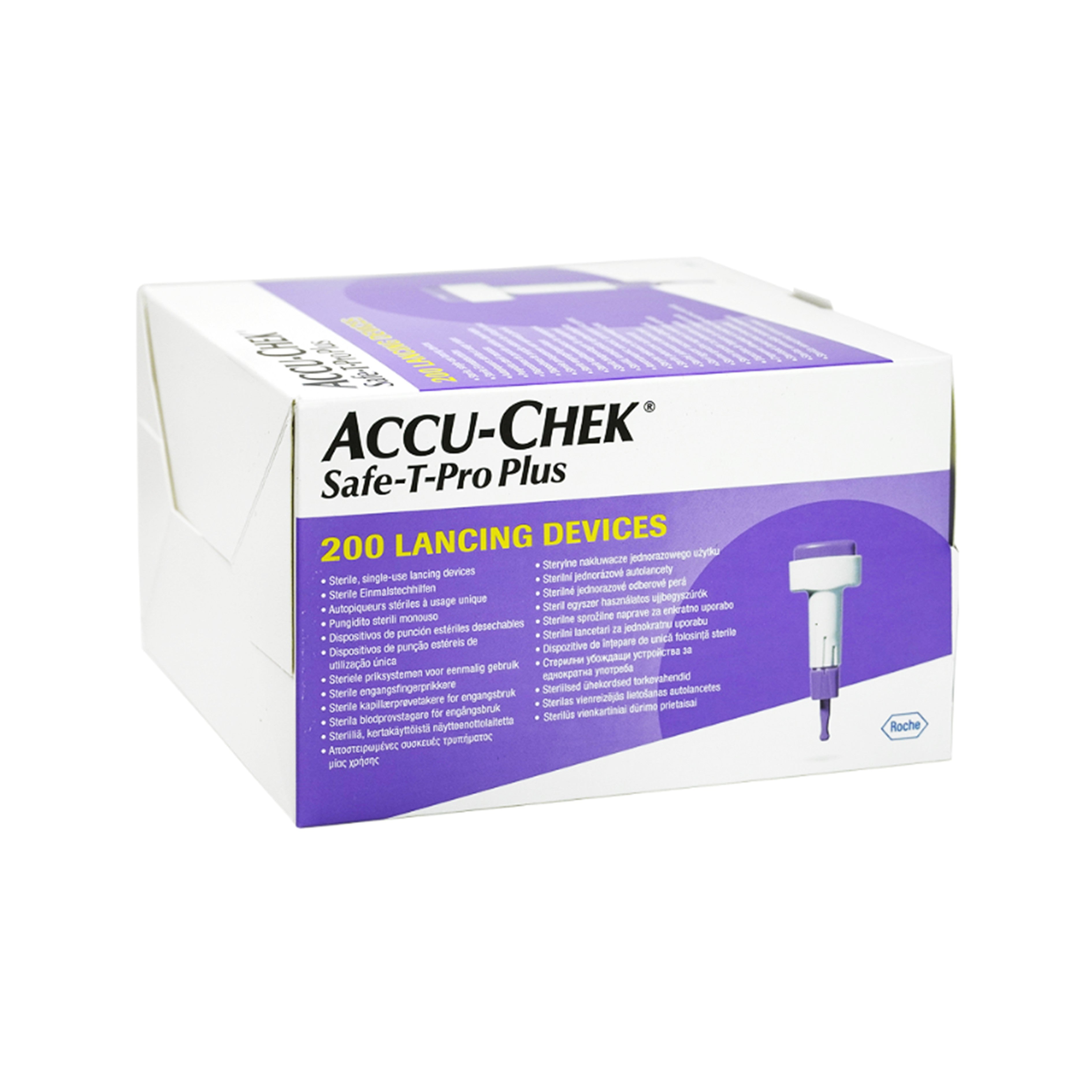 Accu-Chek Safe-T-Pro Plus Lancing Device 200's