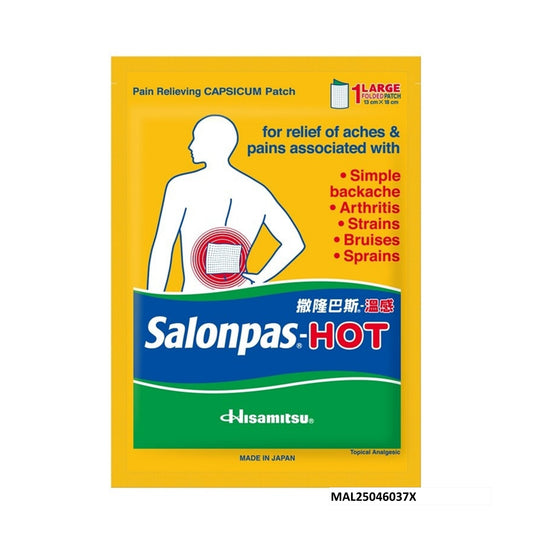 Salonpas Pain Relief Hot Patch 13cm x 18cm (Large) 1's