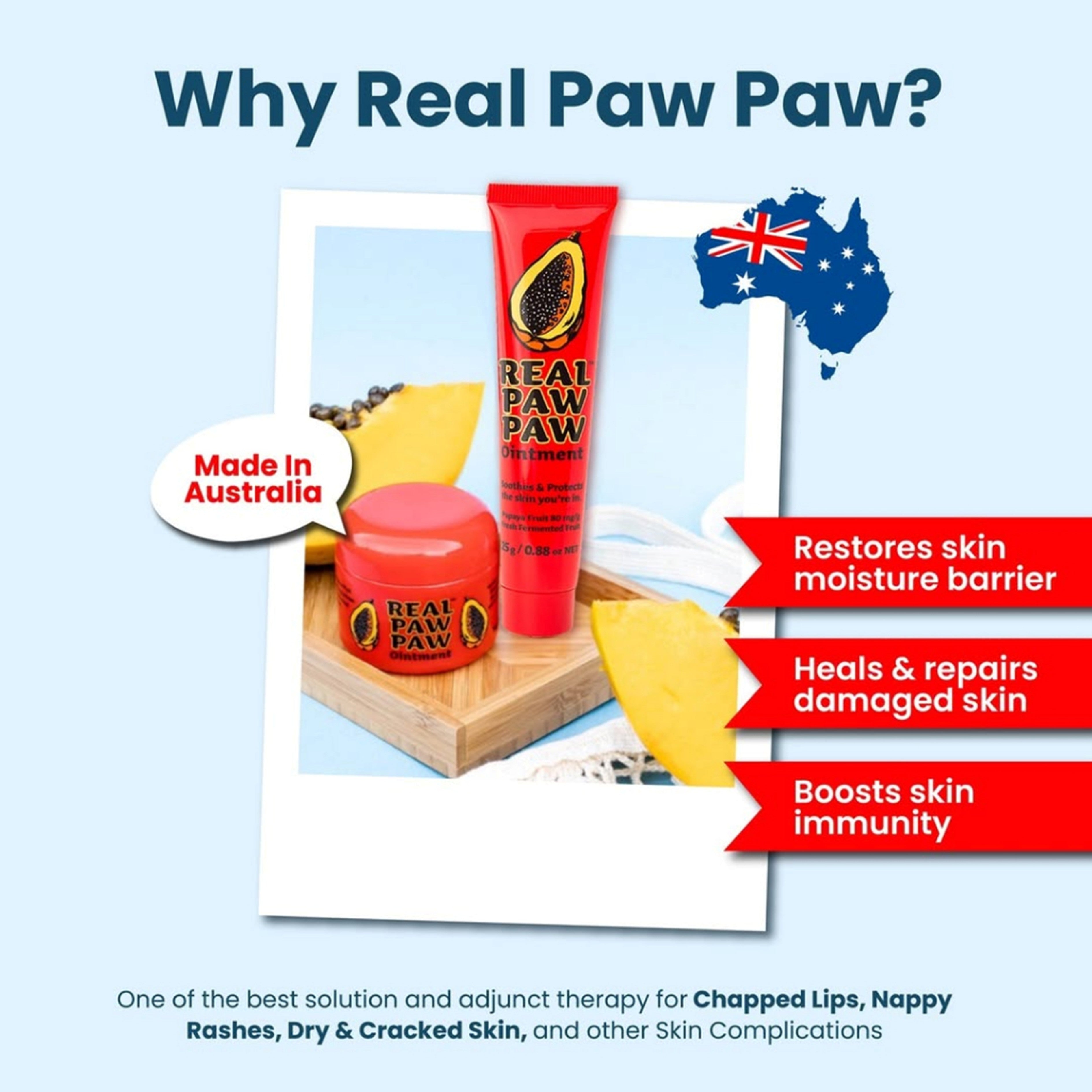 Real Paw Paw Ointment - Fermented Papaya 75g