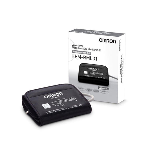 Omron Upper Arm Blood Pressure Monitor Wide Range Soft Cuff (Model: HEM-RML31 Type B)