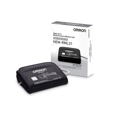 Omron Upper Arm Blood Pressure Monitor Wide Range Soft Cuff (Model: HEM-RML31 Type B)