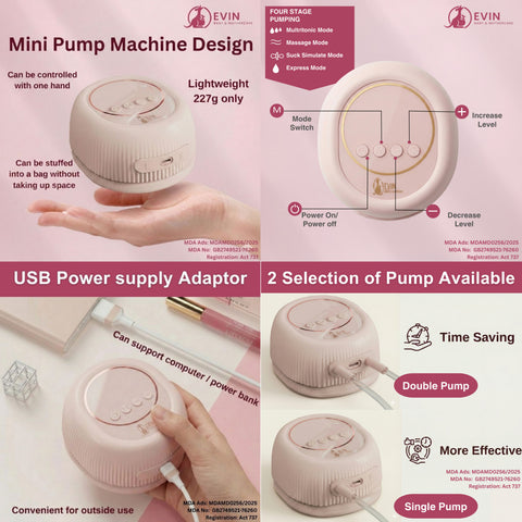 Evin Primrose Electric Double Breast Pump [1 Year Warranty]