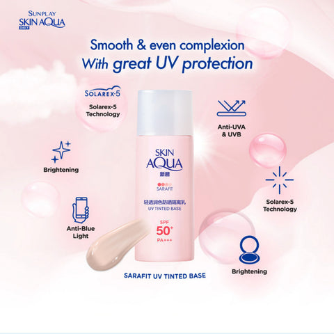 Sunplay Skin Aqua Sarafit UV Tinted Base SPF50+ PA+++ 30g