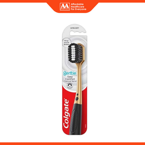 Colgate Toothbrush (Gentle Easy Comfort, Charcoal Spiral, Ultra Soft) 1's