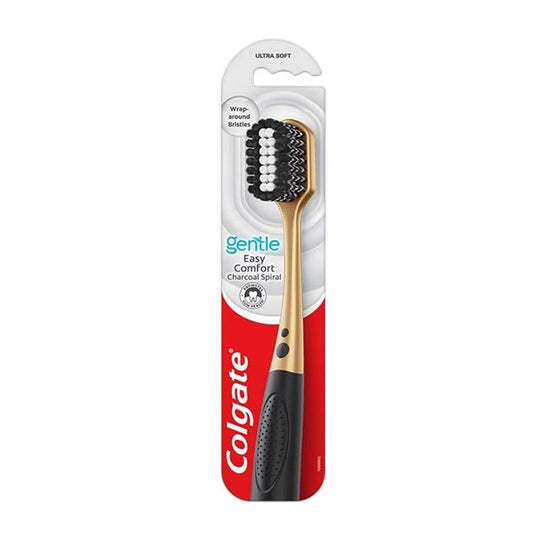 Colgate Toothbrush (Gentle Easy Comfort, Charcoal Spiral, Ultra Soft) 1's