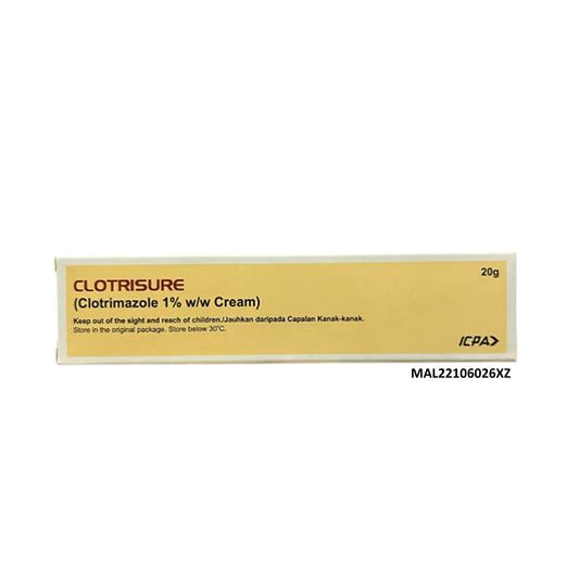 Clotrisure (Clotrimazole 1%) Cream 20g