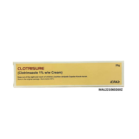 Clotrisure (Clotrimazole 1%) Cream 20g