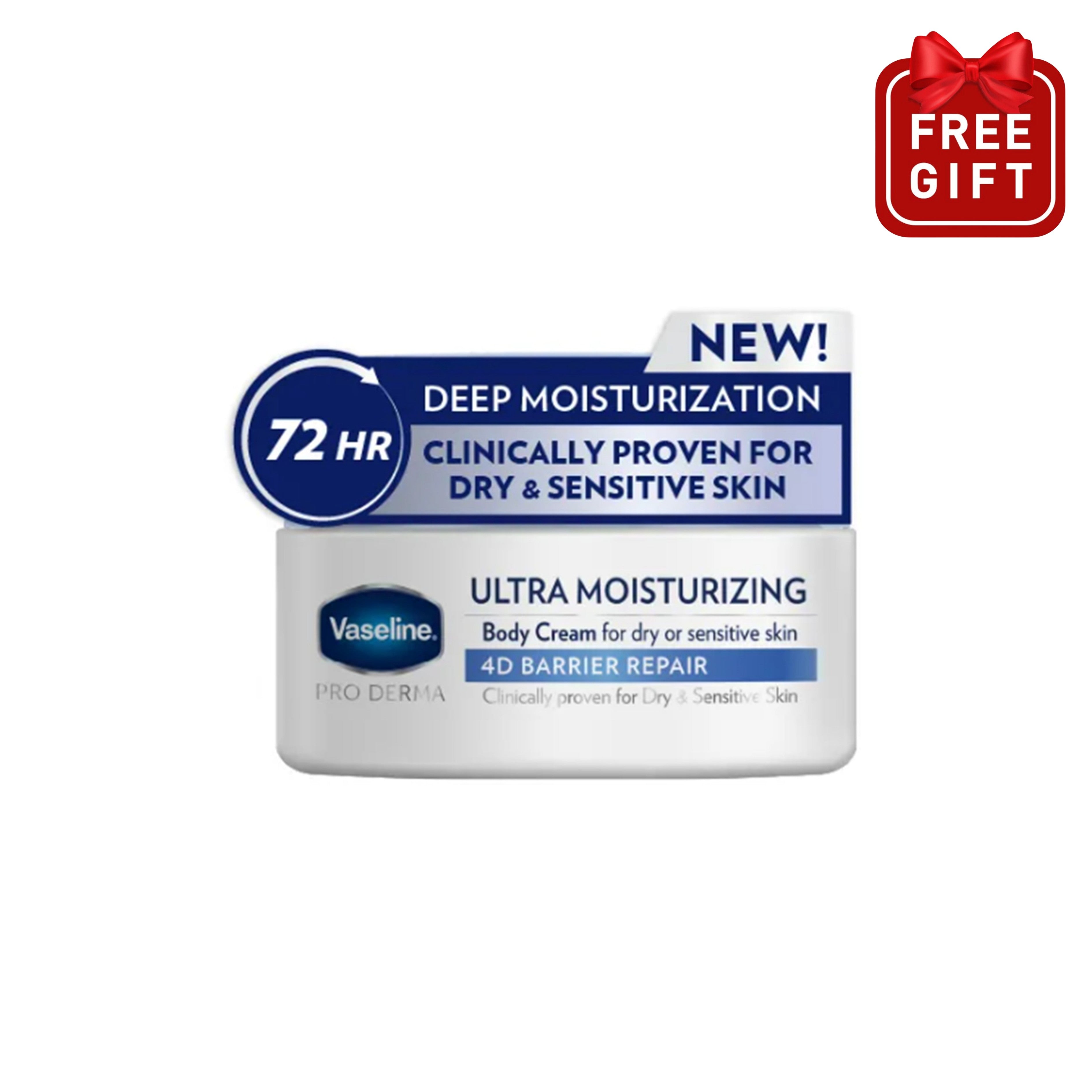AA FREE GIFT: Vaseline Pro Derma Ultra Moisturizing Body Cream 30g