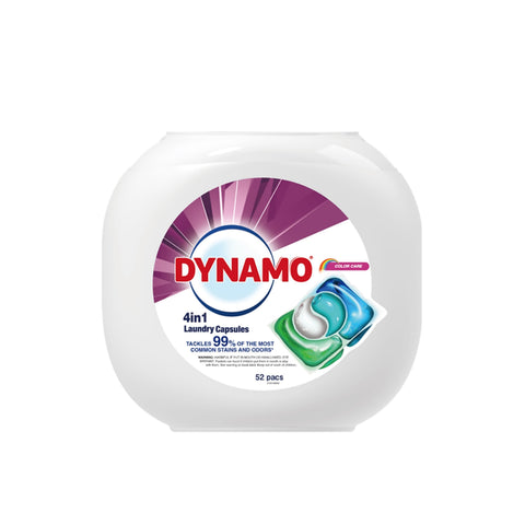 Dynamo 4 in 1 Laundry Capsule 10mL (Color Care) 52's