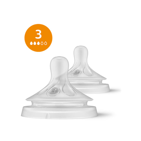 Philips Avent Natural Response Teat (3, Medium / SCY963/02) 2's