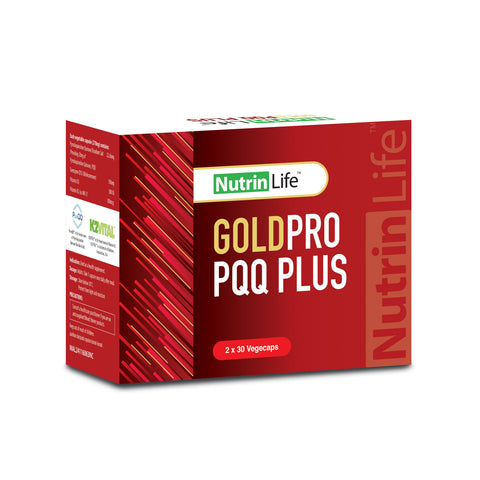 NutrinLife GoldPro PQQ Plus Vegecapsule 2x30's