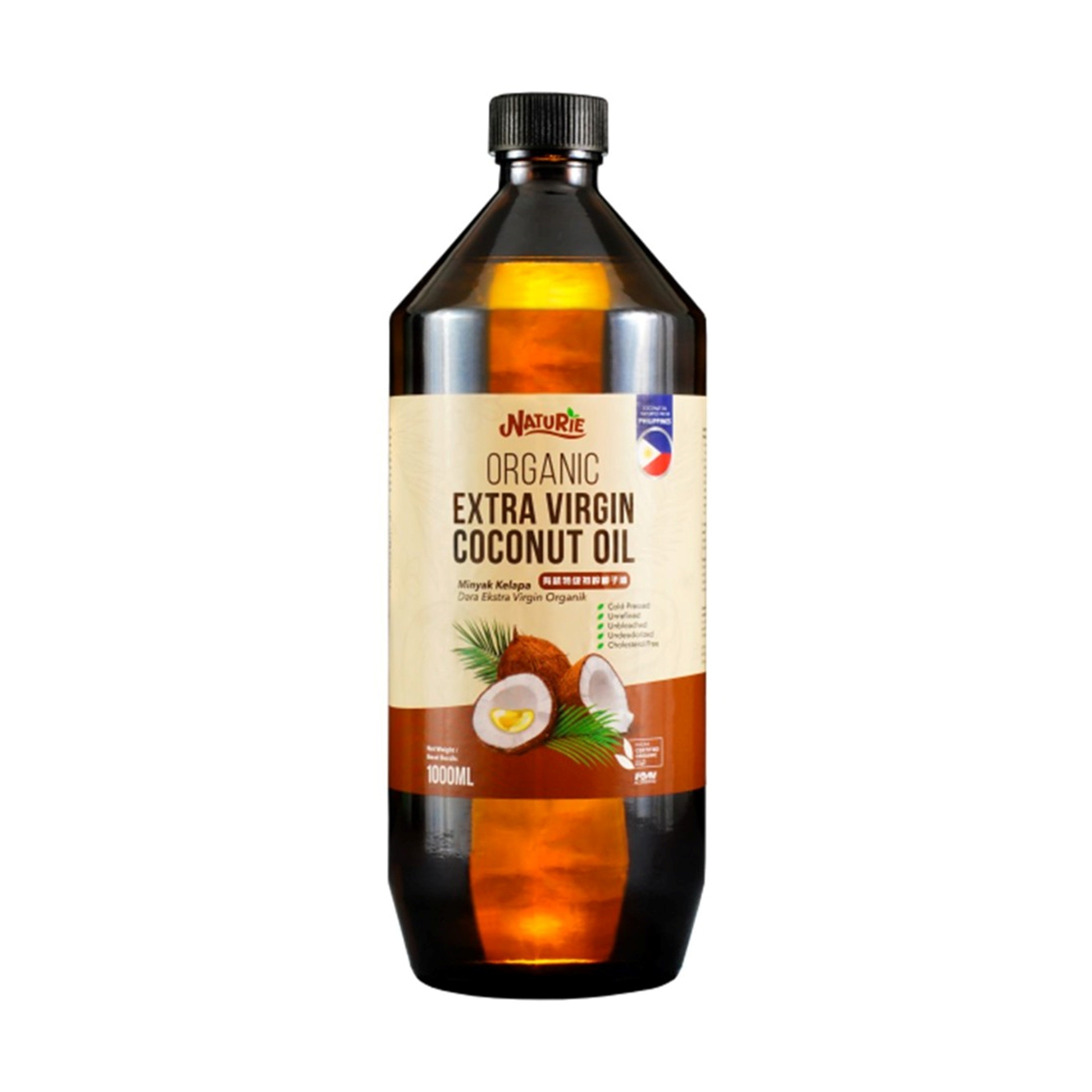 Naturie Organic Extra Virgin Coconut Oil 1000mL