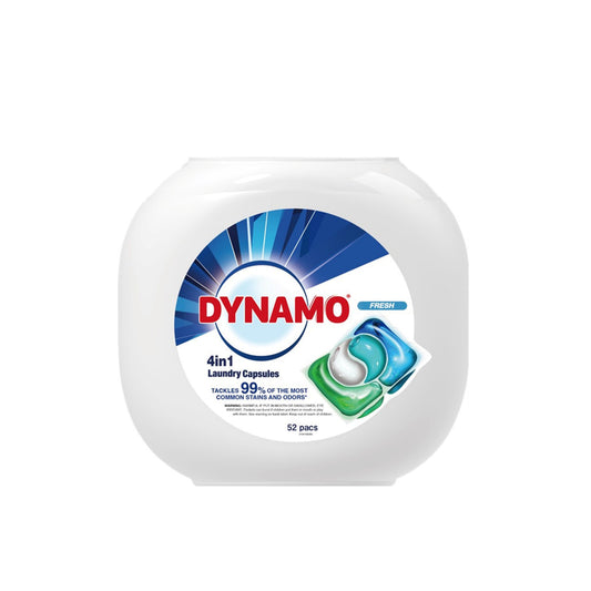 Dynamo 4 in 1 Laundry Capsule 10mL (Fresh) 52's