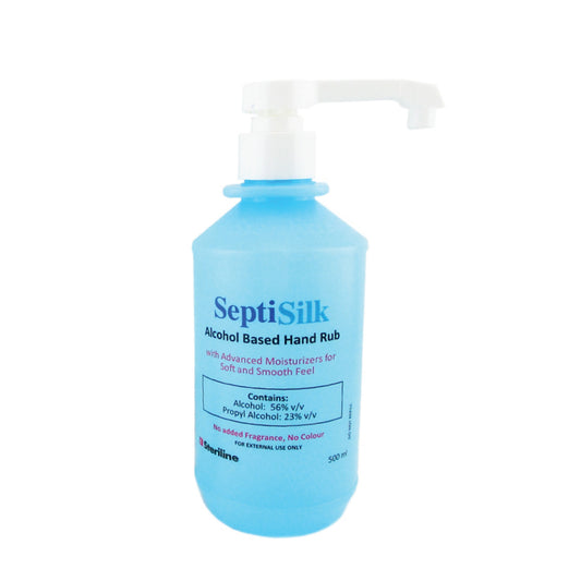 SeptiSilk Alcohol Based Hand Rub (with Advanced Moisturizers) 500mL